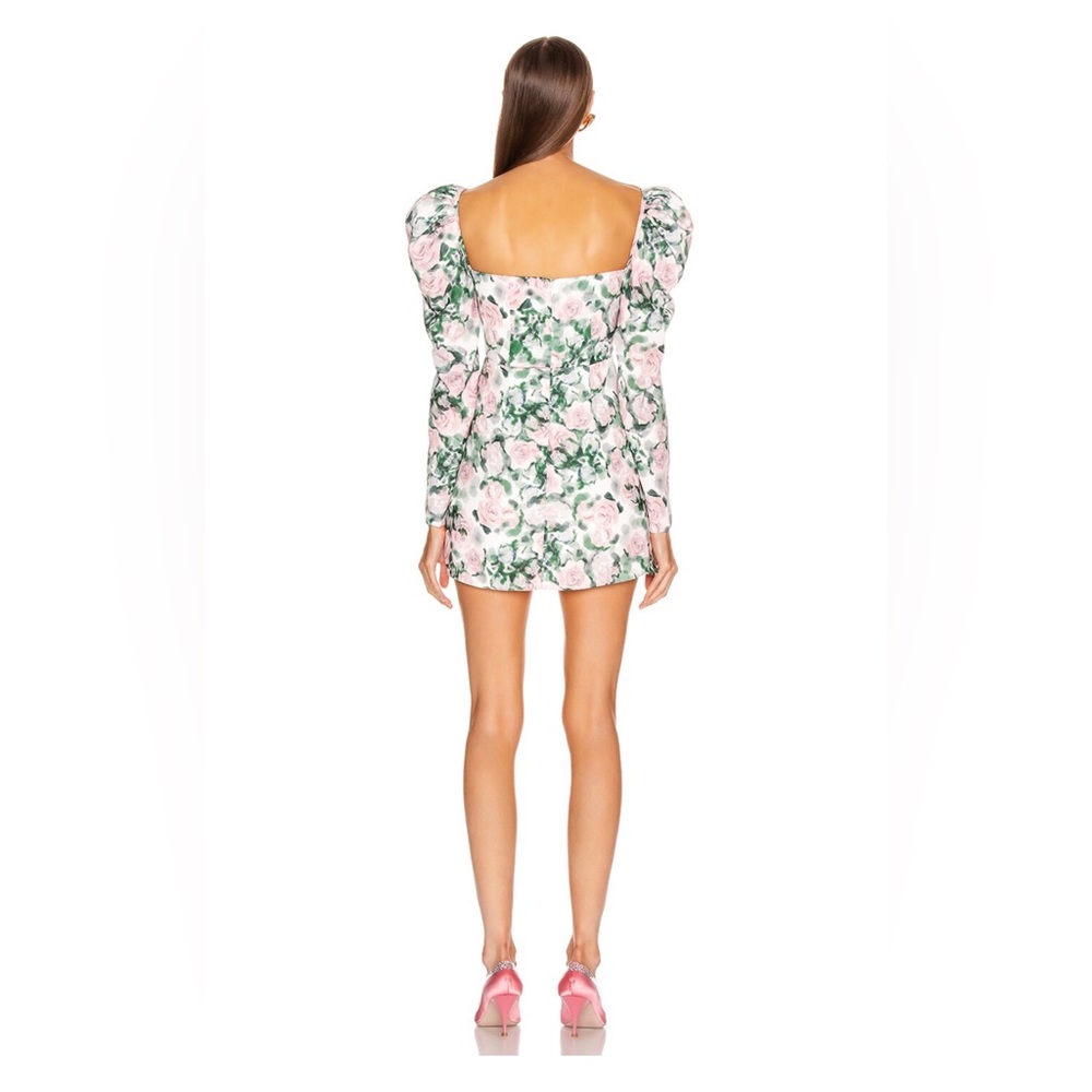 NWT Atoir Contessa Wrap-Effect Floral Mini Dress Size 8 - Picture 4 of 11